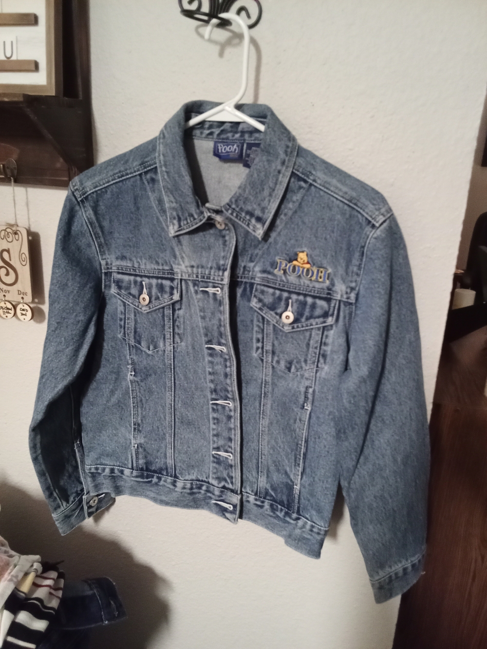 Pooh Denim Jacket Size Medium